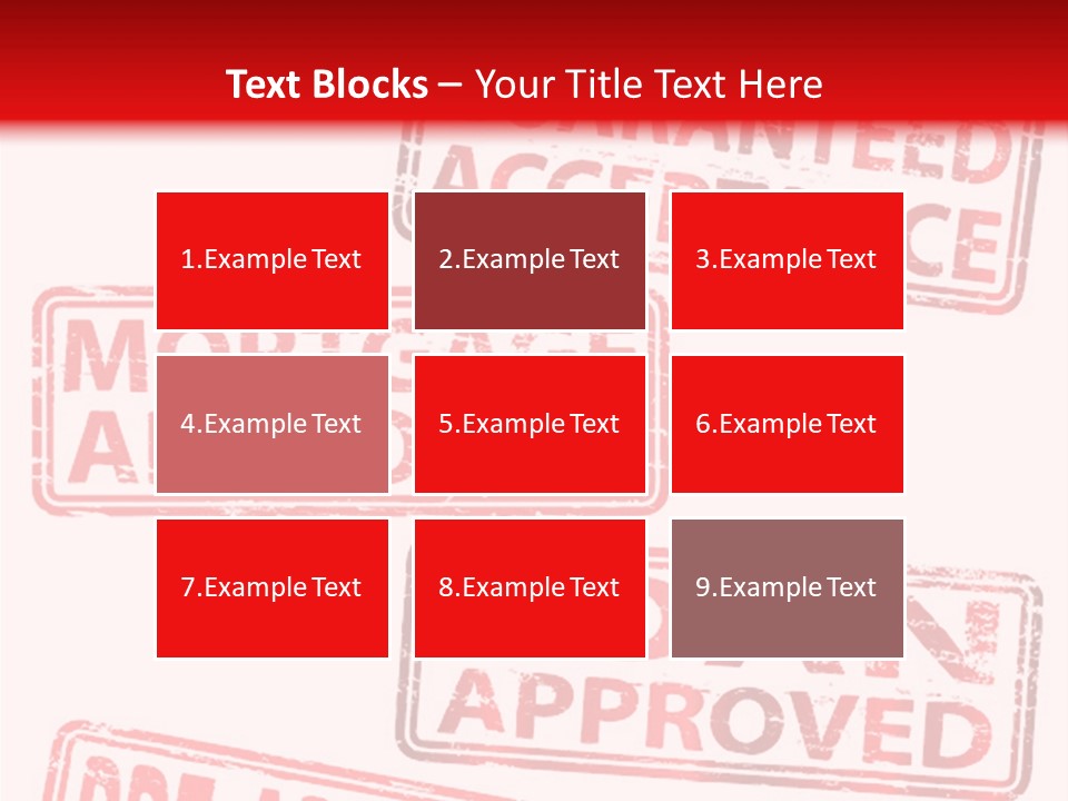 Ink Artwork Stamp PowerPoint Template