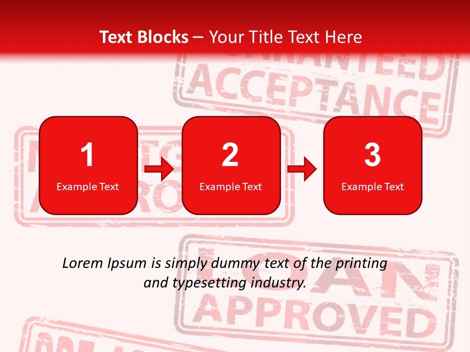 Ink Artwork Stamp PowerPoint Template