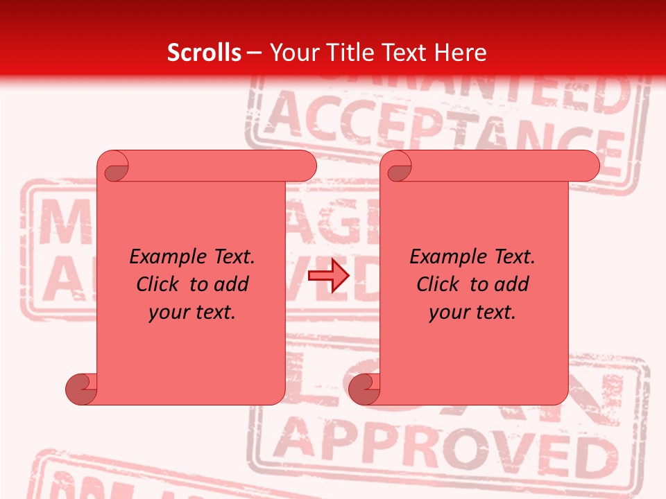 Ink Artwork Stamp PowerPoint Template