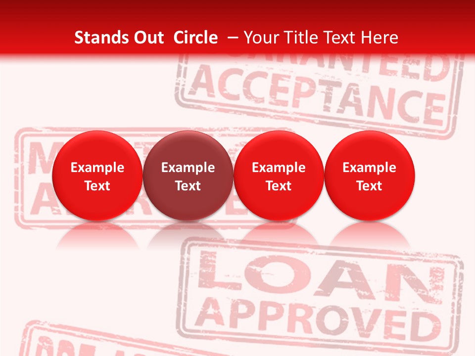 Ink Artwork Stamp PowerPoint Template