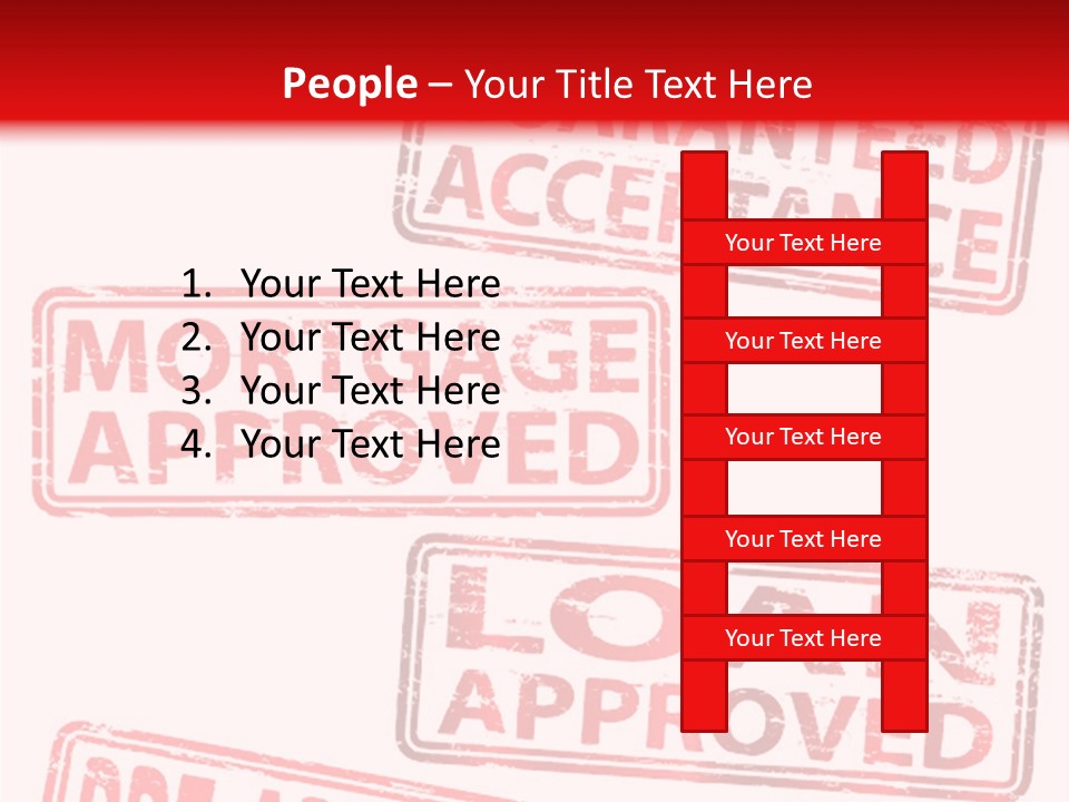 Ink Artwork Stamp PowerPoint Template