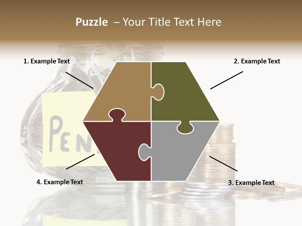 Fee Jar Objects PowerPoint Template