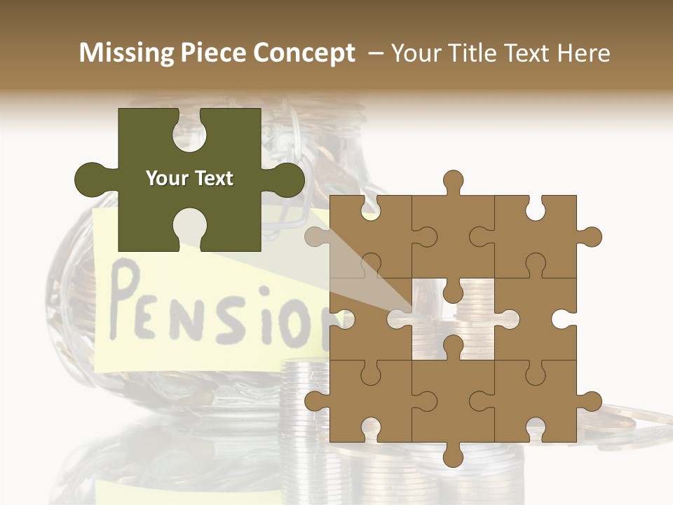 Fee Jar Objects PowerPoint Template