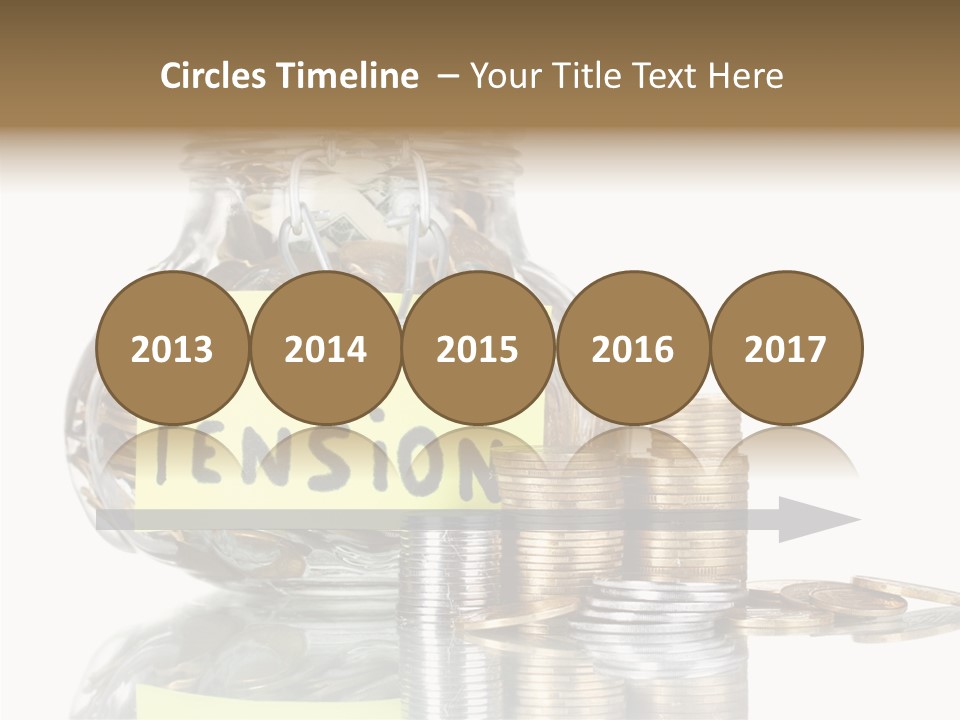 Fee Jar Objects PowerPoint Template