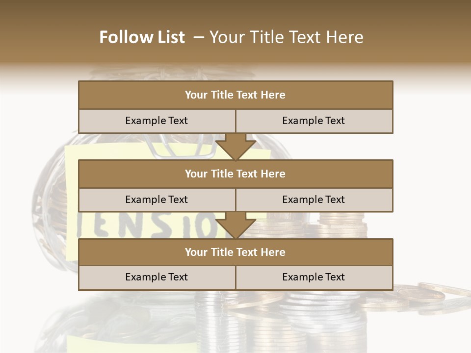 Fee Jar Objects PowerPoint Template