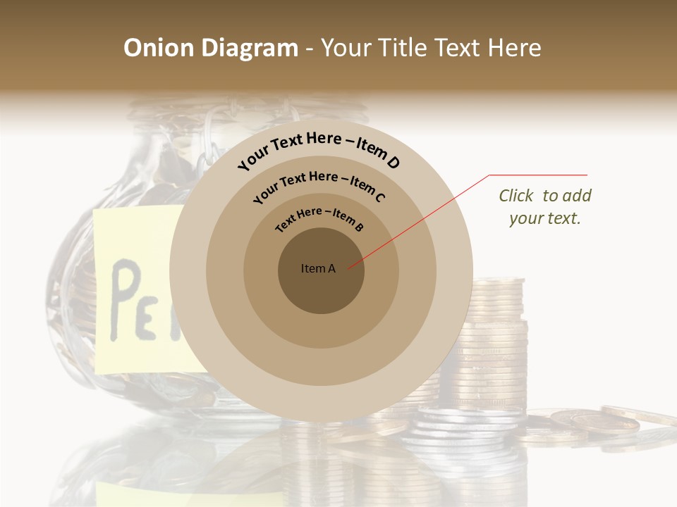 Fee Jar Objects PowerPoint Template