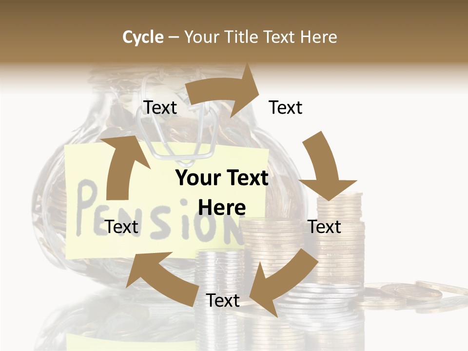 Fee Jar Objects PowerPoint Template