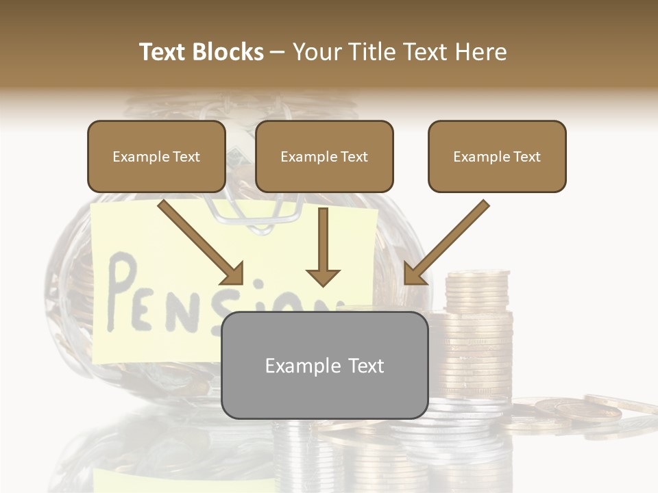 Fee Jar Objects PowerPoint Template