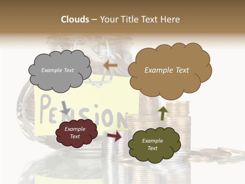 Fee Jar Objects PowerPoint Template