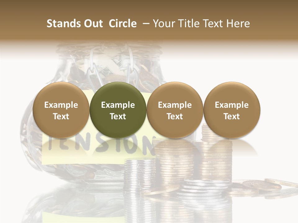 Fee Jar Objects PowerPoint Template