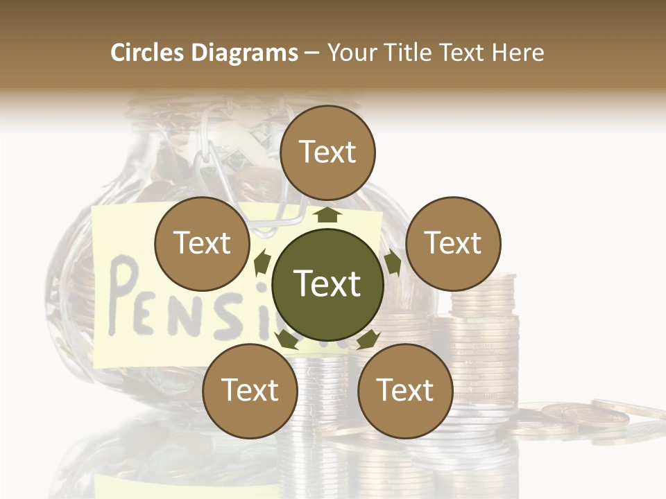 Fee Jar Objects PowerPoint Template