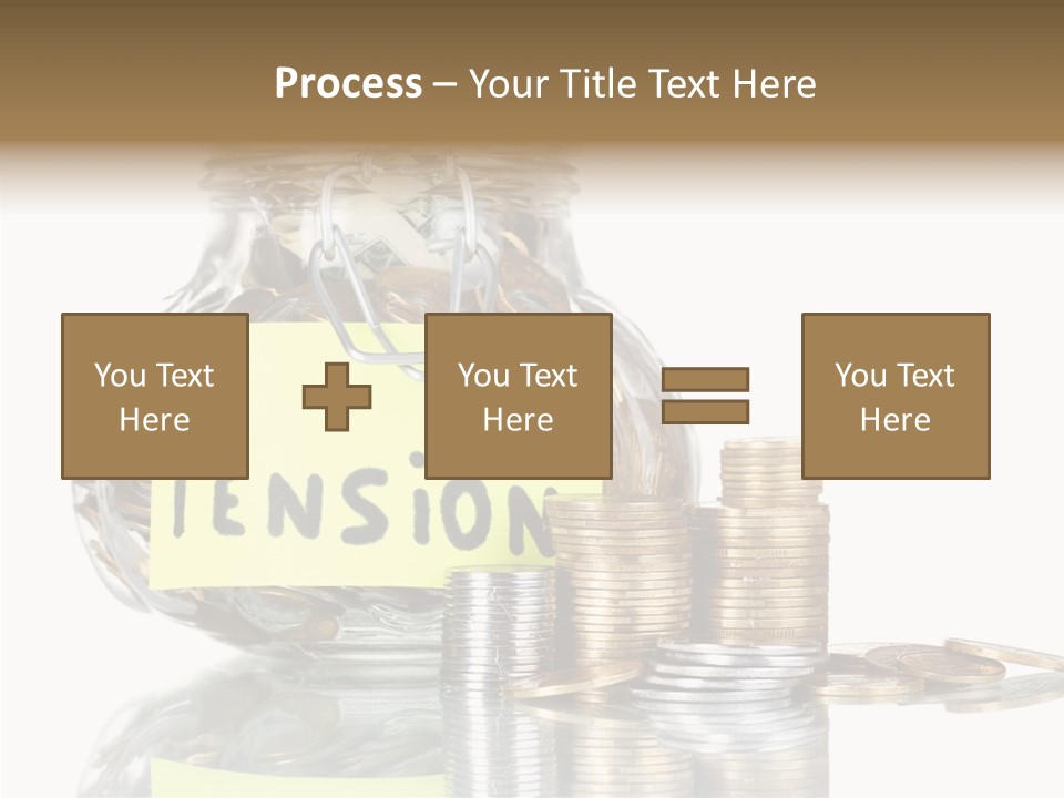Fee Jar Objects PowerPoint Template