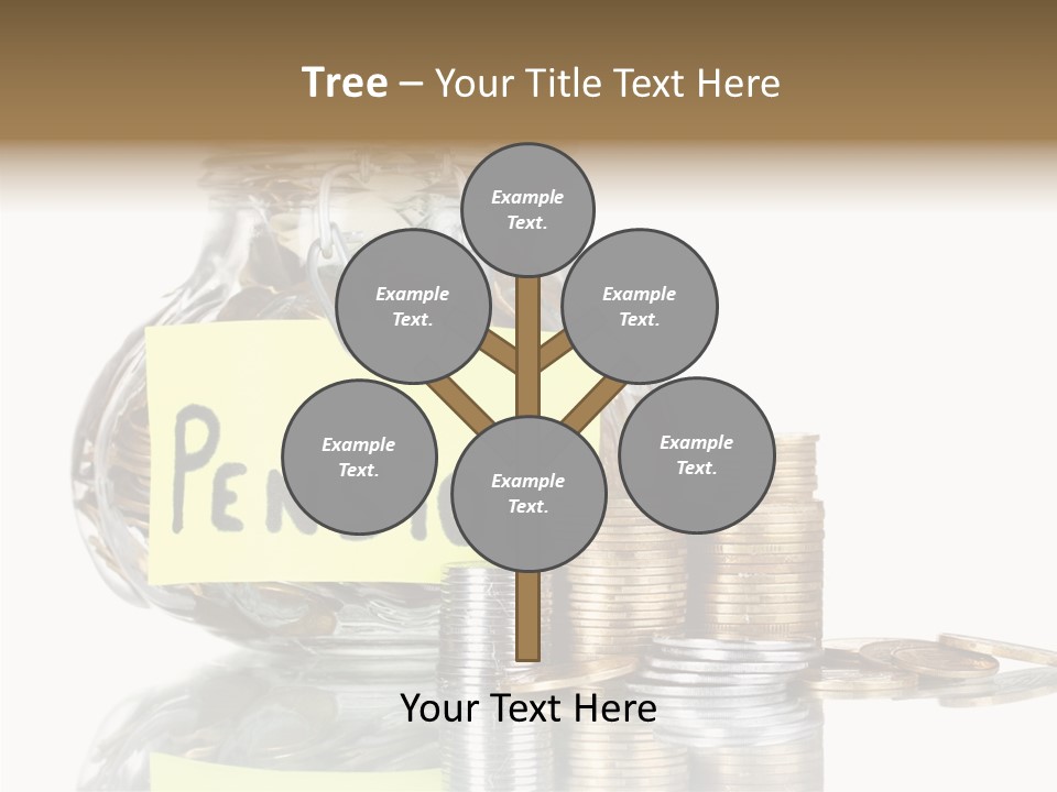 Fee Jar Objects PowerPoint Template