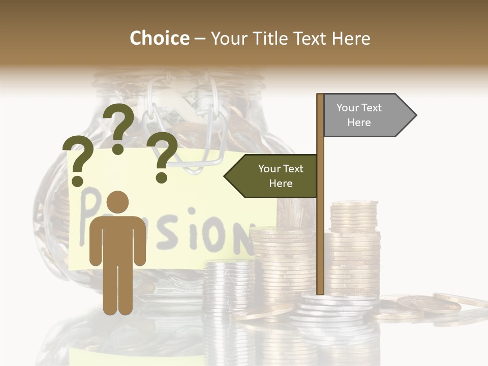 Fee Jar Objects PowerPoint Template