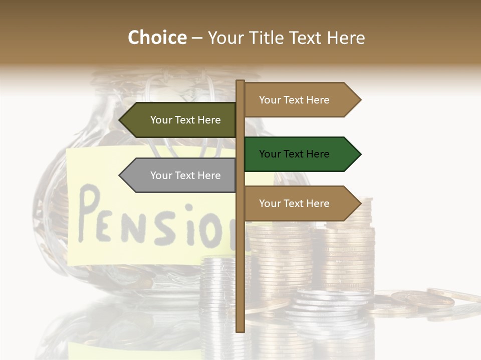 Fee Jar Objects PowerPoint Template