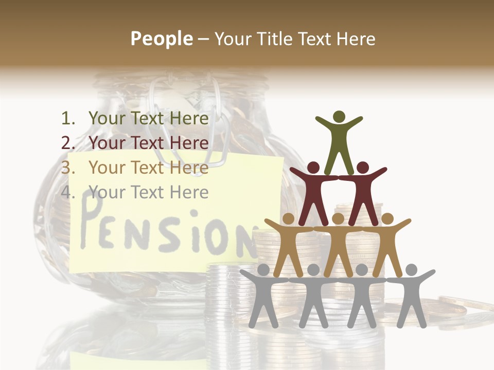 Fee Jar Objects PowerPoint Template