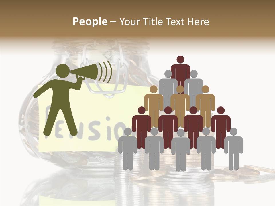 Fee Jar Objects PowerPoint Template