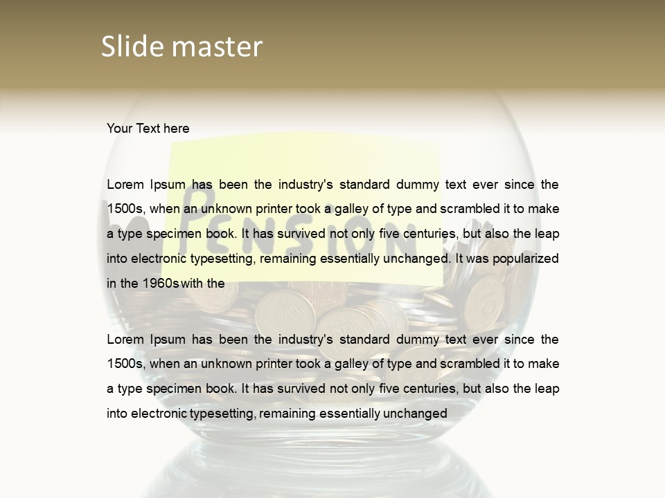 Generosity Wage Finance PowerPoint Template