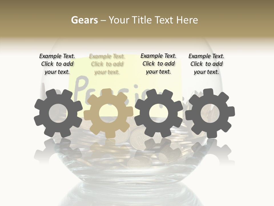 Generosity Wage Finance PowerPoint Template