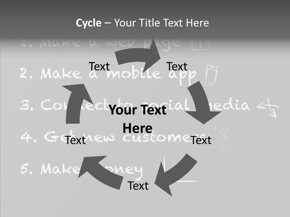 Solution Mobile Marketing PowerPoint Template