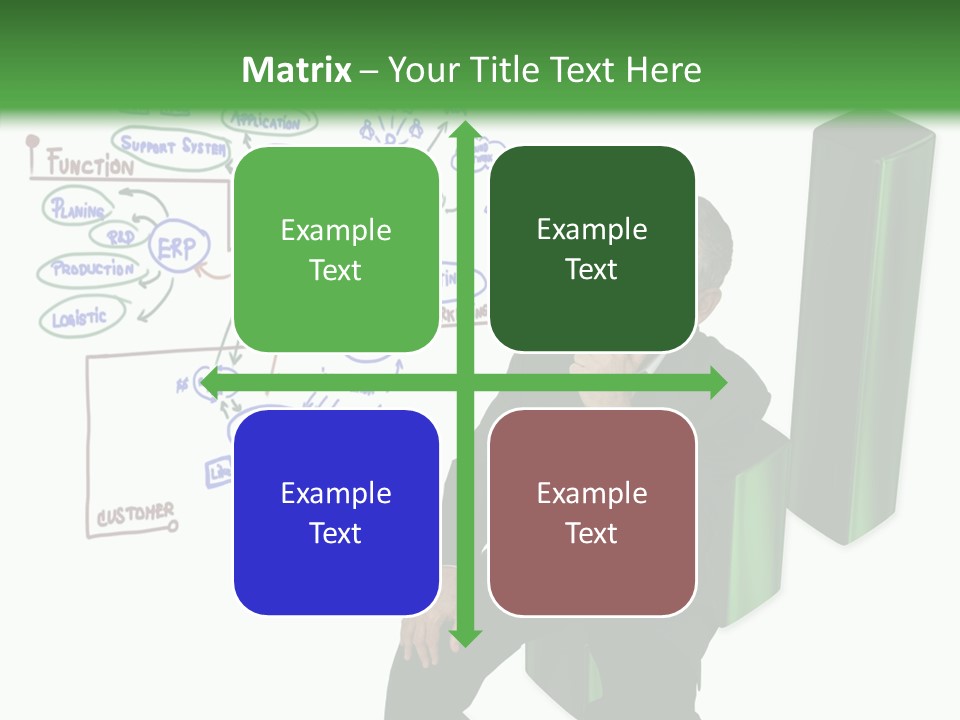 Market Marketing Pie Graph PowerPoint Template