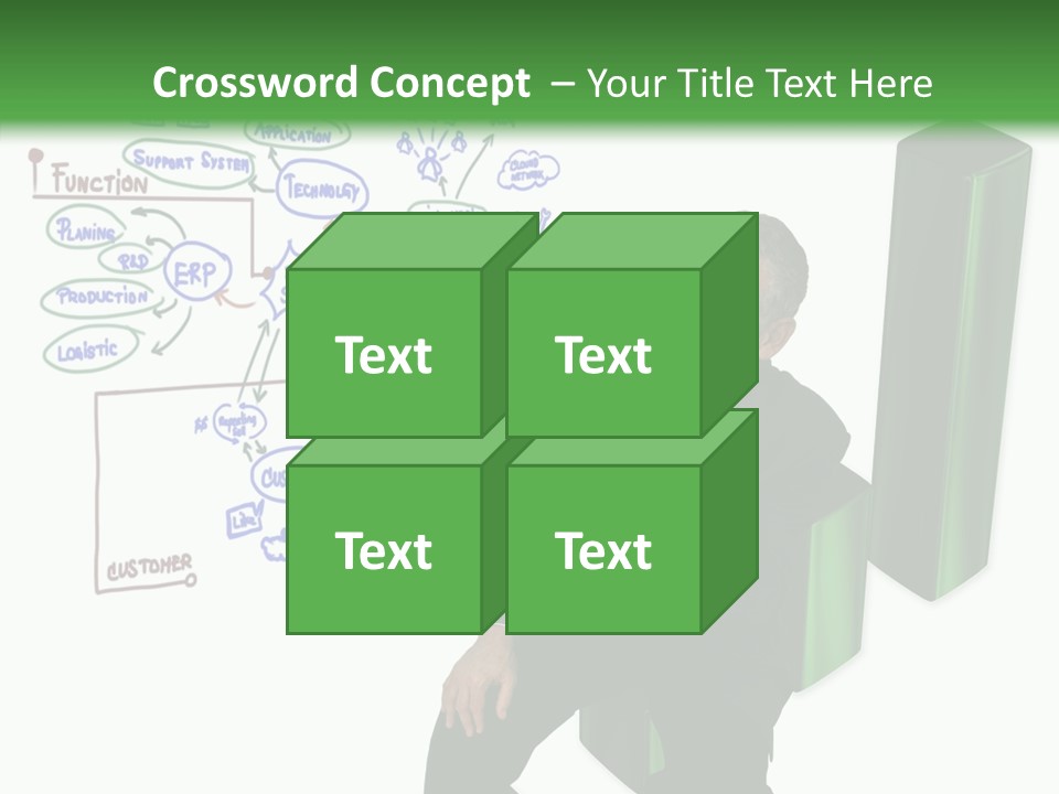 Market Marketing Pie Graph PowerPoint Template