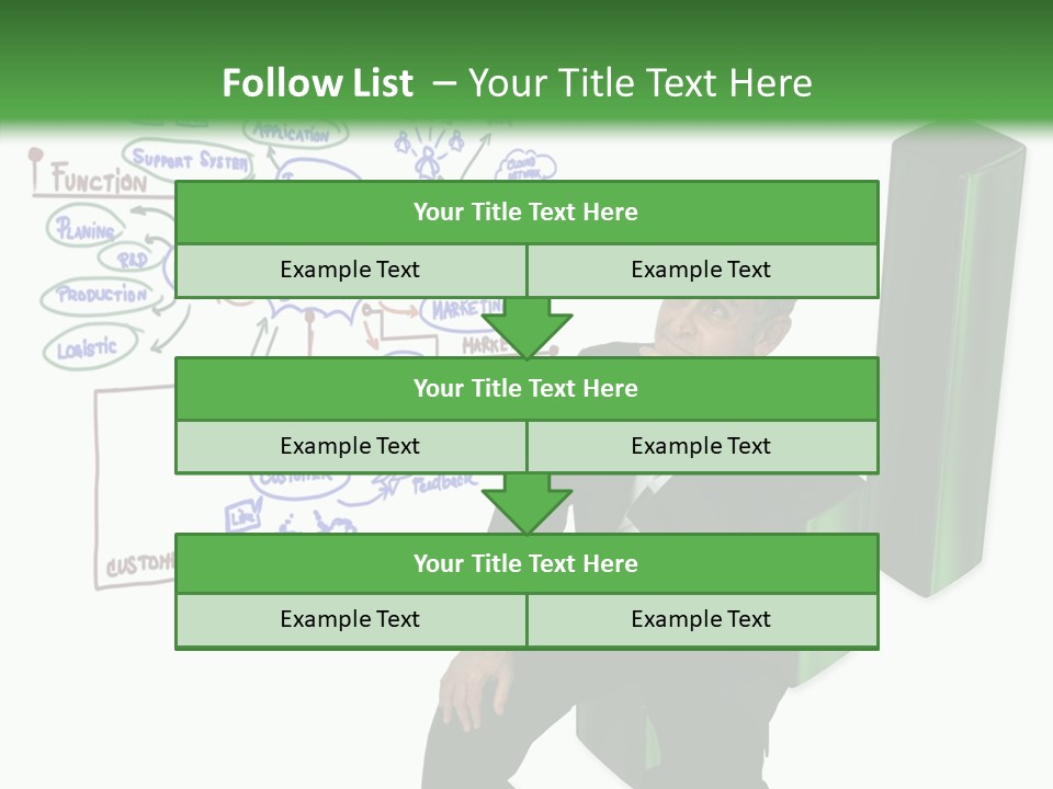 Market Marketing Pie Graph PowerPoint Template