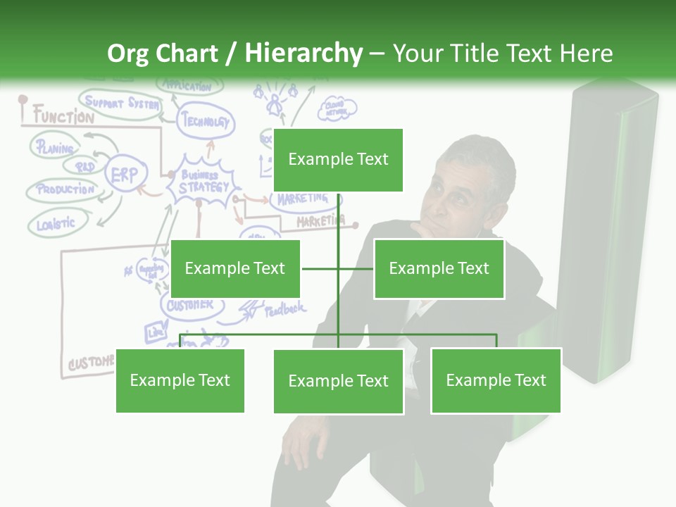 Market Marketing Pie Graph PowerPoint Template