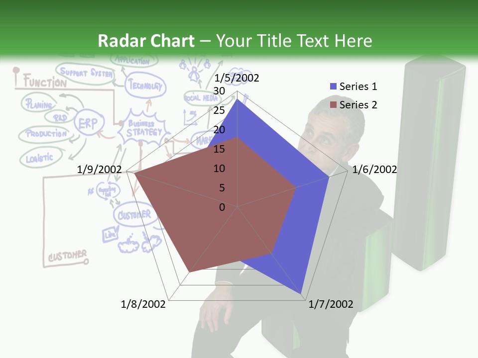 Market Marketing Pie Graph PowerPoint Template