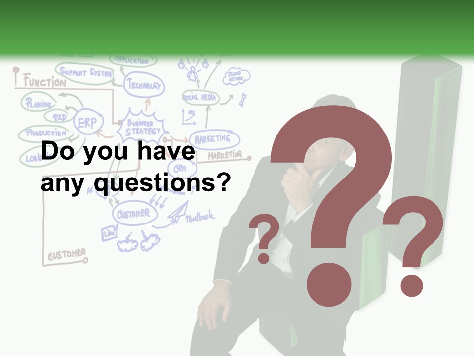 Market Marketing Pie Graph PowerPoint Template