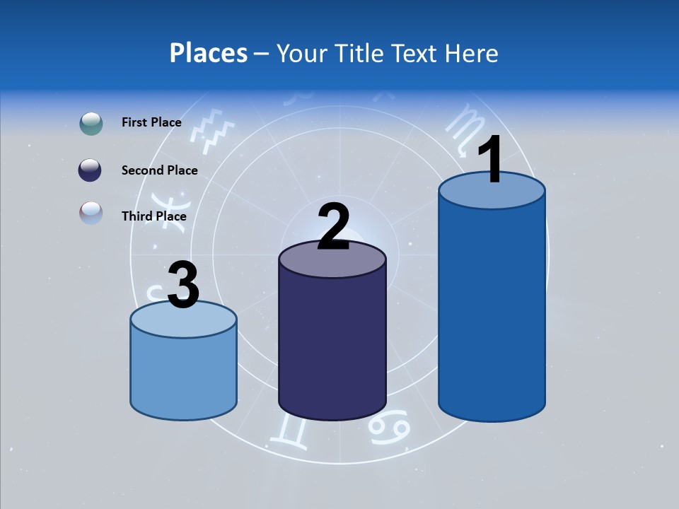 Aries Wheel Icon PowerPoint Template