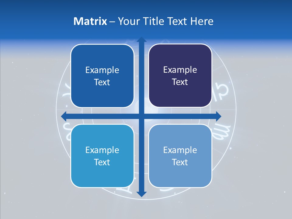 Aries Wheel Icon PowerPoint Template