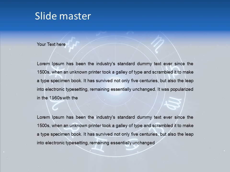 Aries Wheel Icon PowerPoint Template