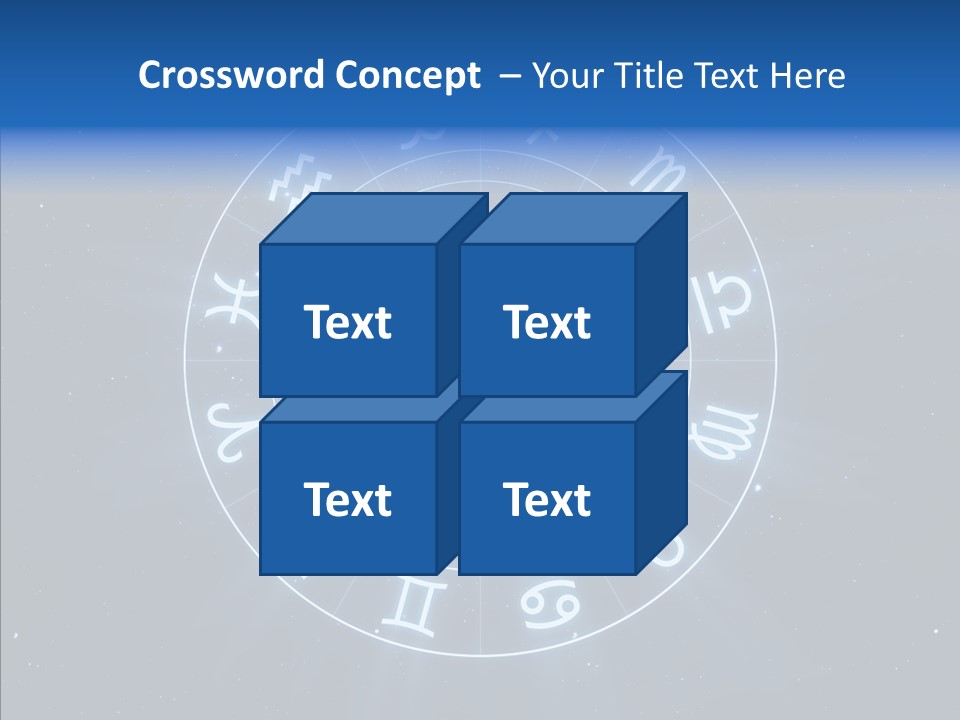 Aries Wheel Icon PowerPoint Template