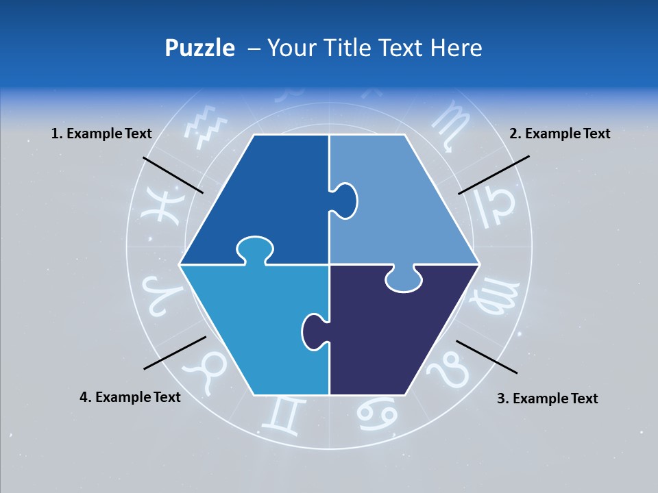 Aries Wheel Icon PowerPoint Template