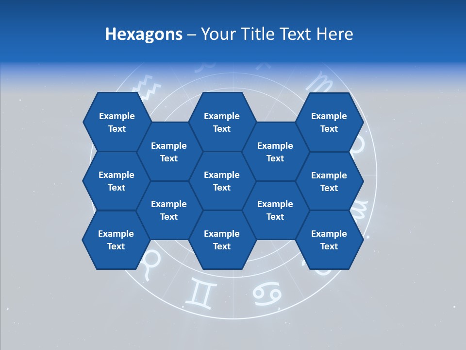 Aries Wheel Icon PowerPoint Template