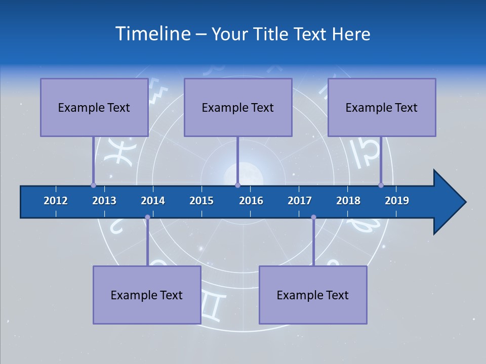 Aries Wheel Icon PowerPoint Template