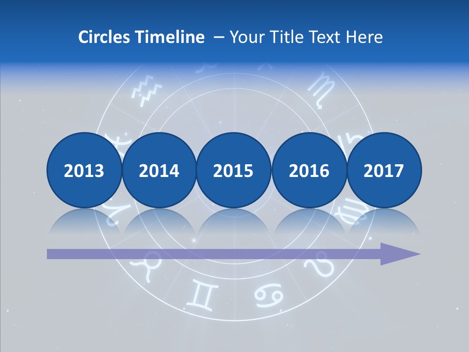 Aries Wheel Icon PowerPoint Template