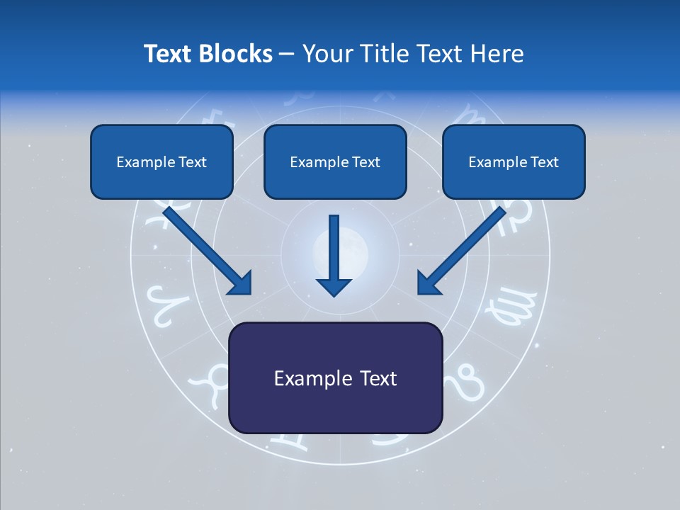 Aries Wheel Icon PowerPoint Template