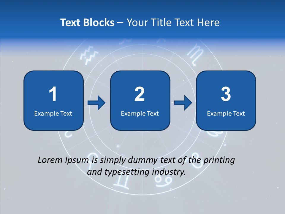 Aries Wheel Icon PowerPoint Template