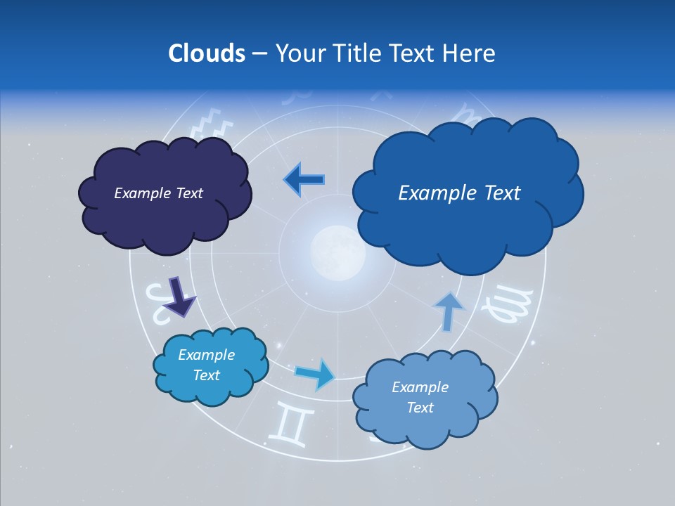 Aries Wheel Icon PowerPoint Template