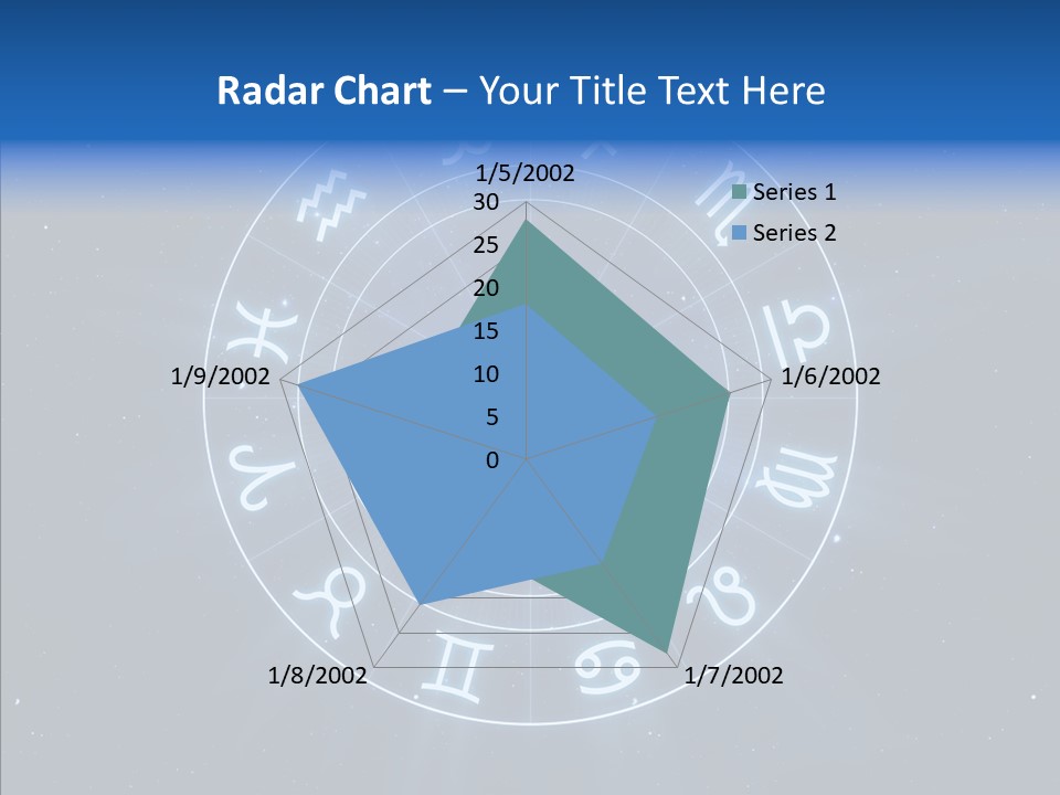 Aries Wheel Icon PowerPoint Template