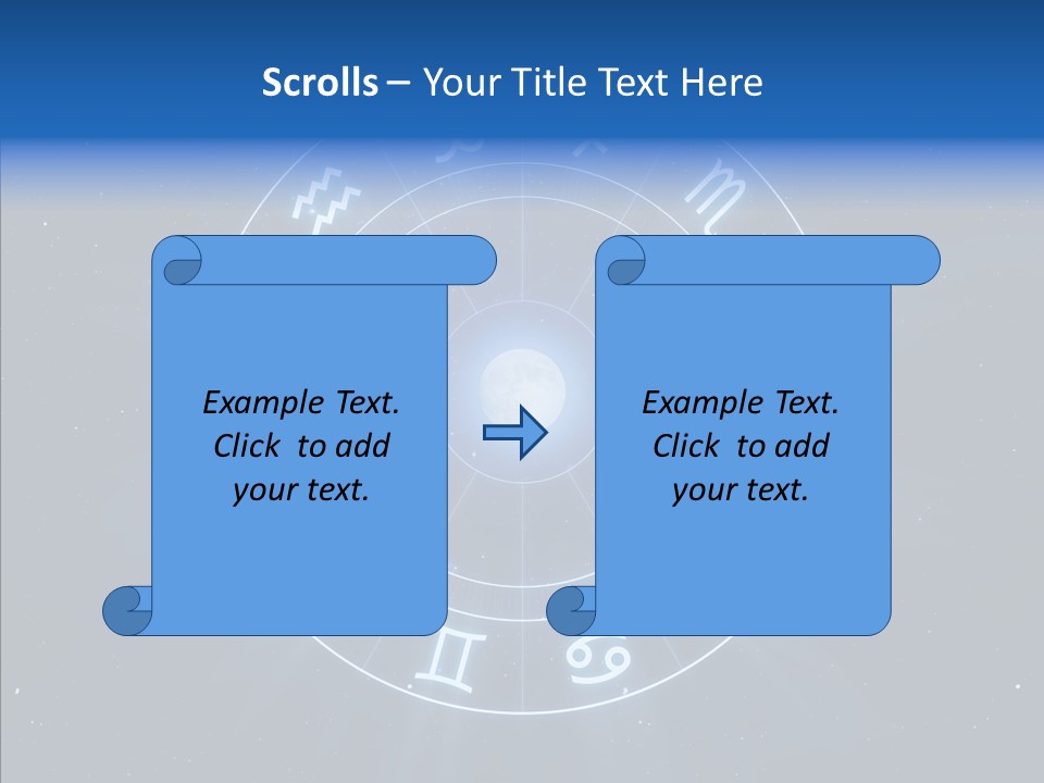Aries Wheel Icon PowerPoint Template