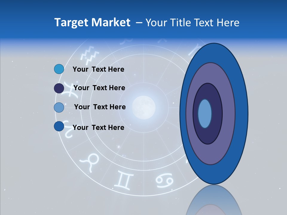 Aries Wheel Icon PowerPoint Template
