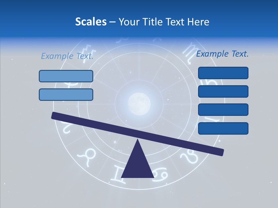 Aries Wheel Icon PowerPoint Template