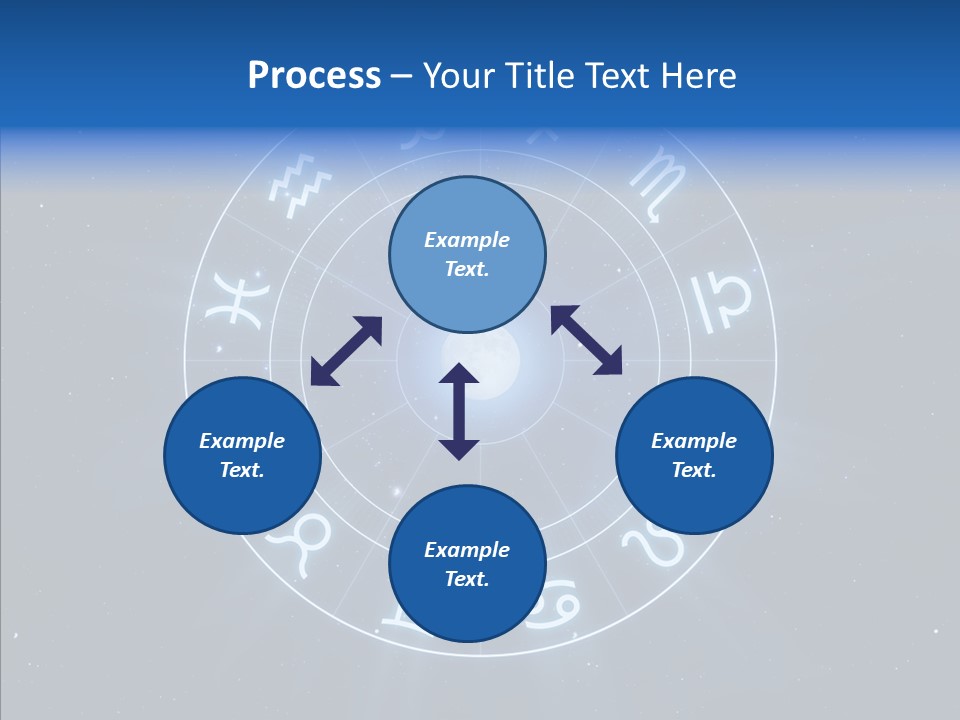 Aries Wheel Icon PowerPoint Template