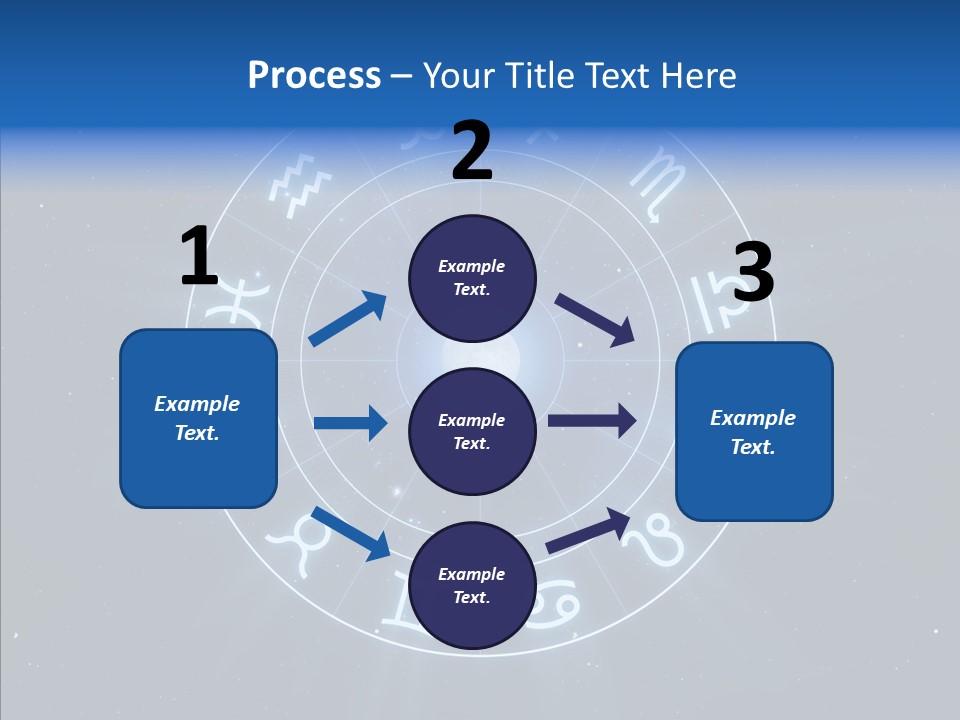 Aries Wheel Icon PowerPoint Template