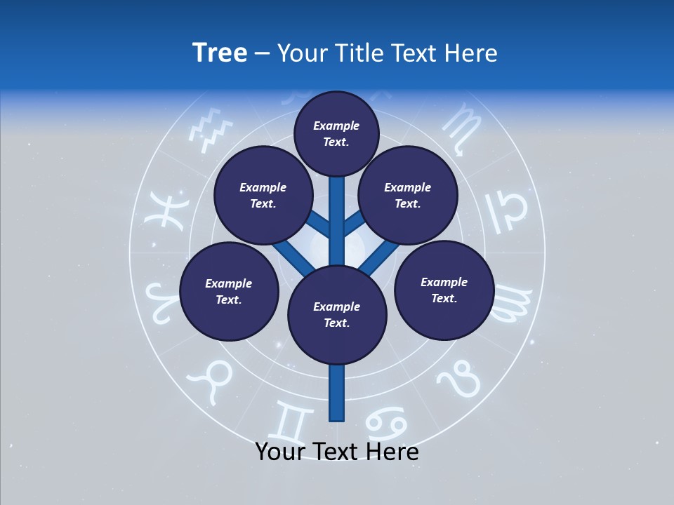 Aries Wheel Icon PowerPoint Template