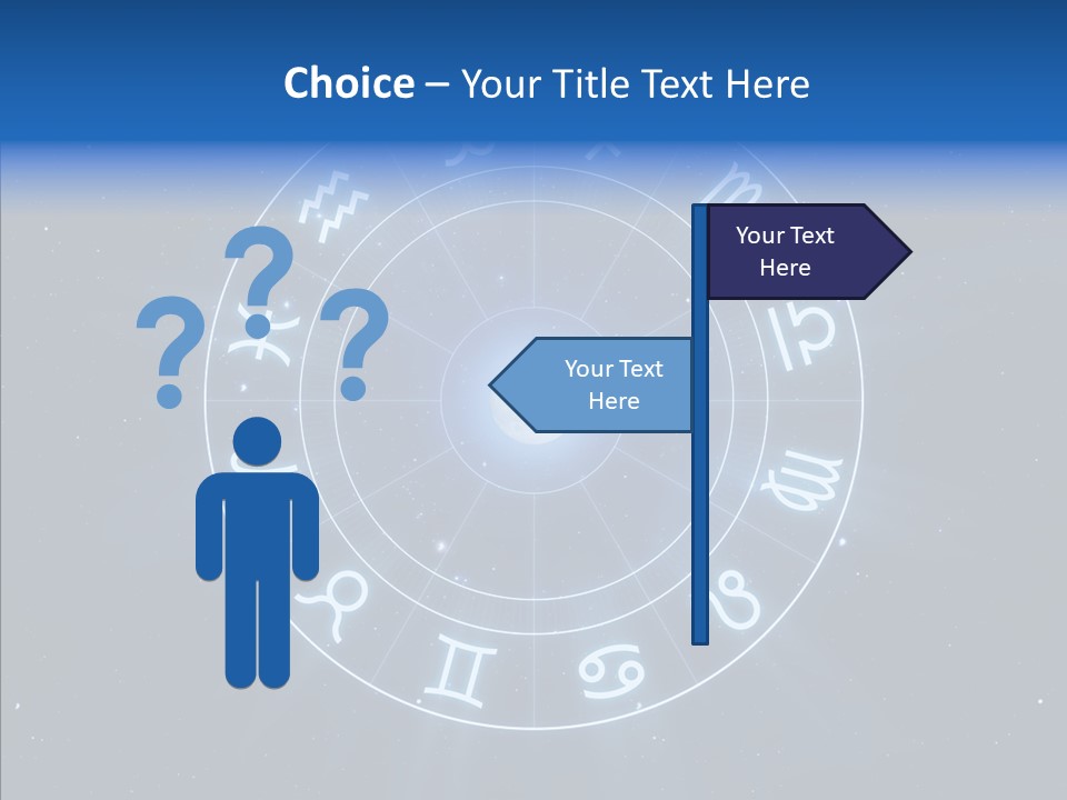 Aries Wheel Icon PowerPoint Template