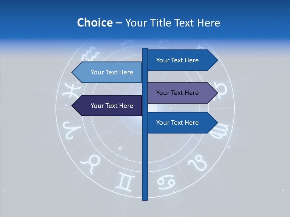 Aries Wheel Icon PowerPoint Template